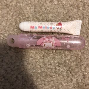 Sanrio My Melody toothbrush & toothpaste set